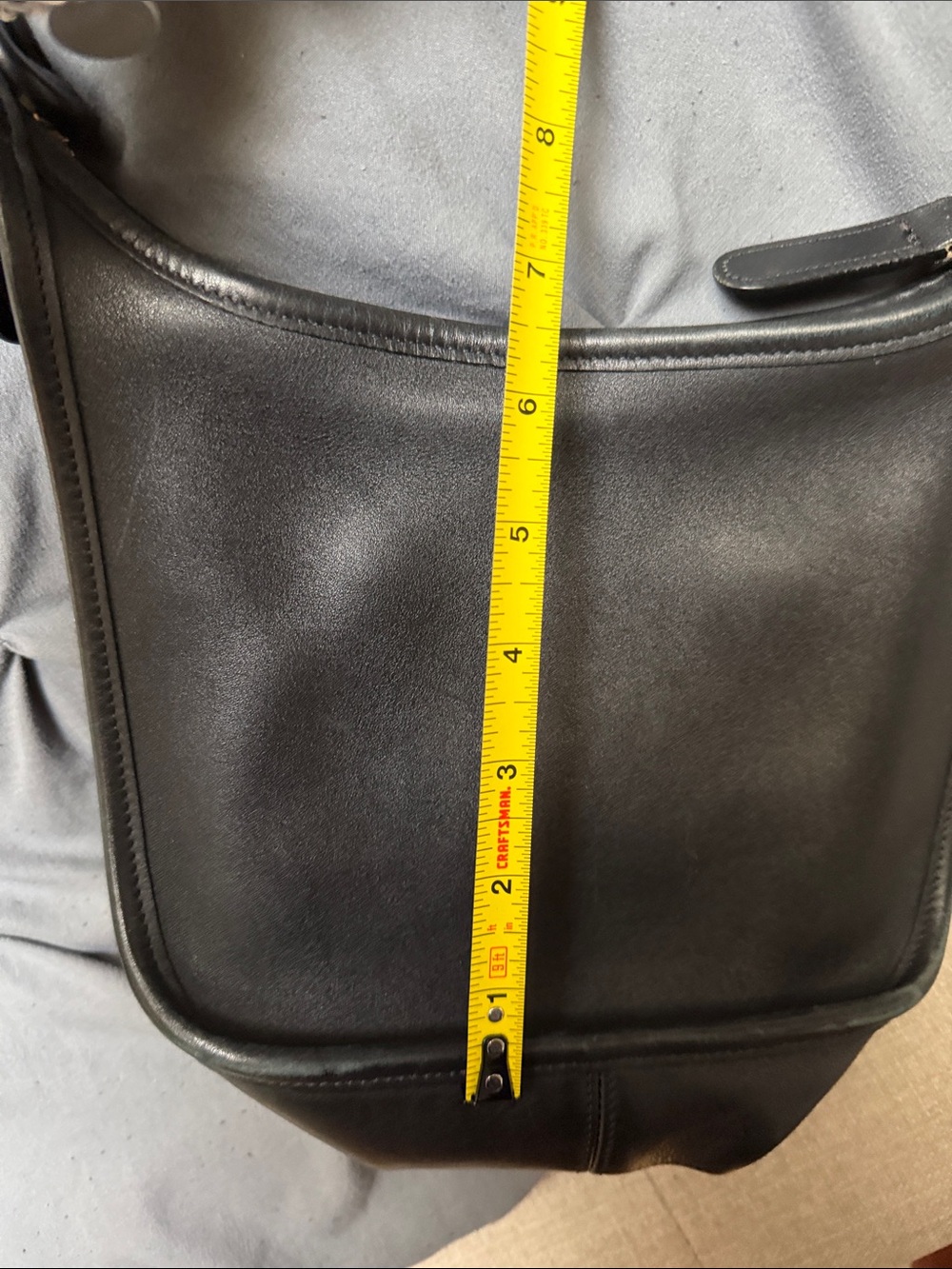 Coach Black Leather Adjustable Strap Crossbody - Picture 4 of 12